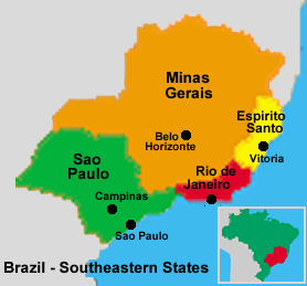 Minas Gerais Map