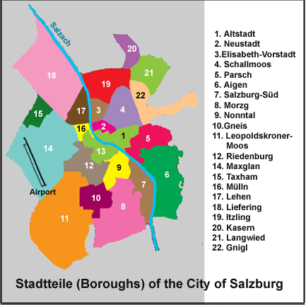 Salzburg (City) Map