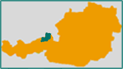 District (Bezirk) Kufstein Map