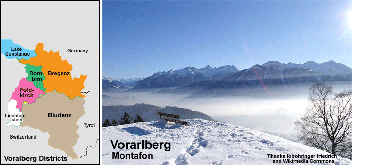 Vorarlberg Map