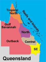 North Queensland Map