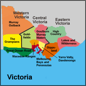 Central Victoria Map