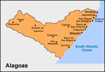 Alagoas Map