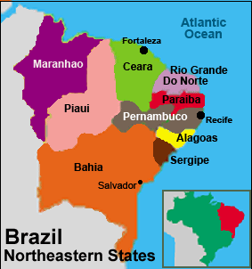 Northeastern States Map