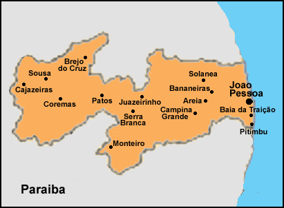 Paraíba Map