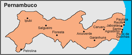 Pernambuco Map