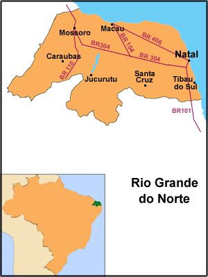 Rio Grande do Norte Map