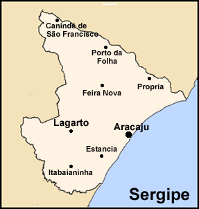Sergipe Map