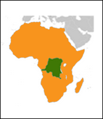 Democratic Republic of the Congo Map
