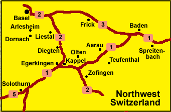 Northwest Region Map