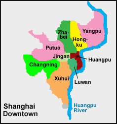 City of Shanghai Map