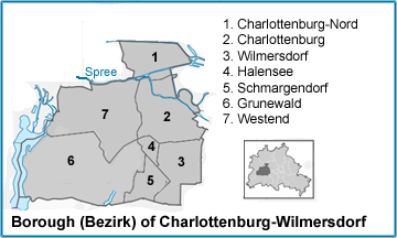 Charlottenburg-Wilmerdorf Map