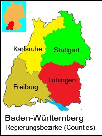 Baden-Württemberg Map