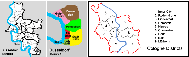 Nordrhein-Westfalen Map