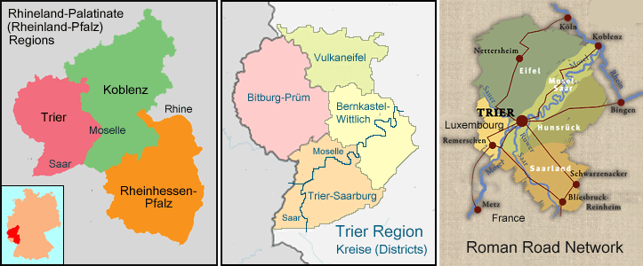 Trier Region Map