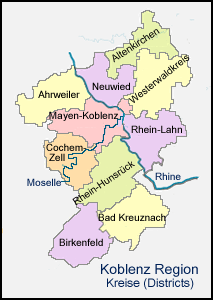 Koblenz Region Map