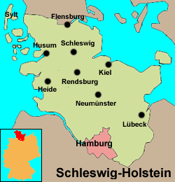Schleswig-Holstein Map