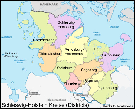 Schleswig-Holstein Map