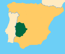 Badajoz Province Map