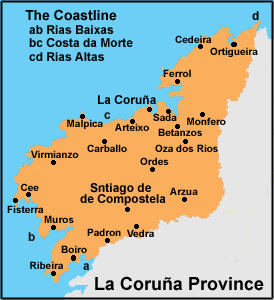 Galicia Map