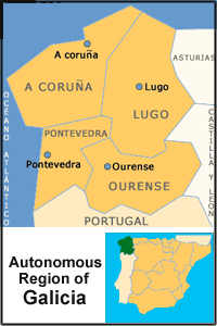 Galicia Map