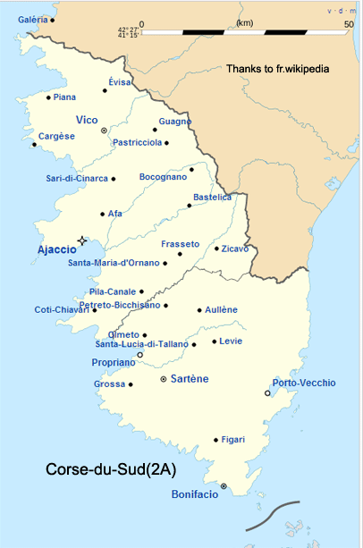 Corsica Map