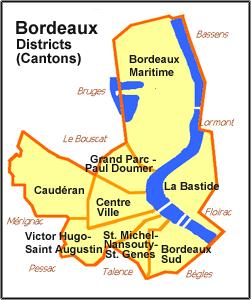 Gironde (33) Map
