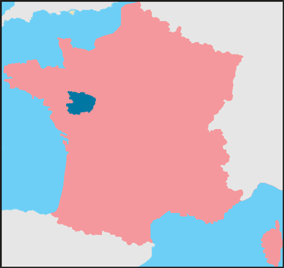 Maine-et-Loire (49) Map