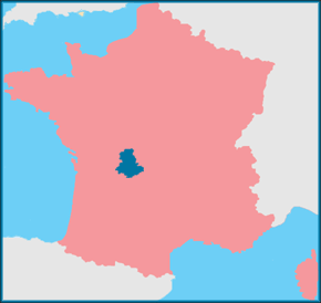 Haute-Vienne (87) Map
