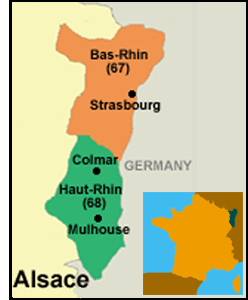 Alsace Map