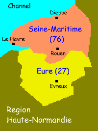 Haute-Normandie Map