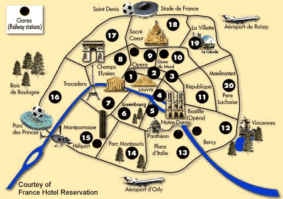 Paris (75) Map