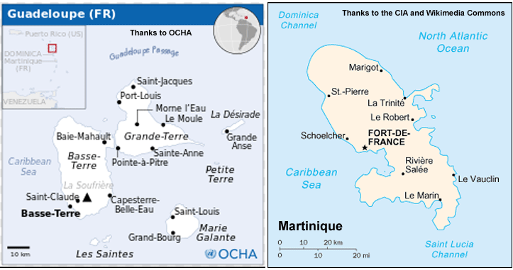 French West Indies Map
