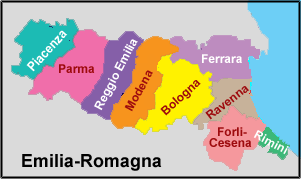 Emilia Romagna Map