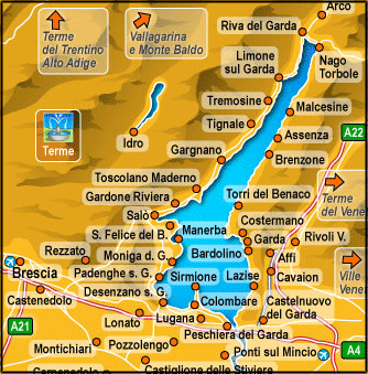 Lake Garda Map
