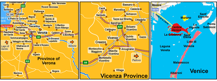 Veneto Map
