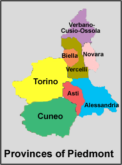 Piedmont Map