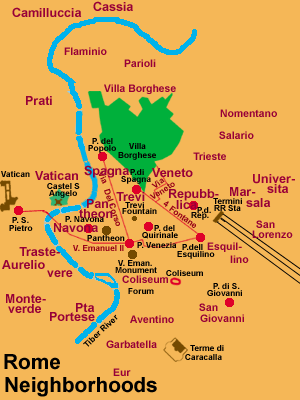 Rome (City) Map