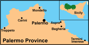 Palermo Province Map
