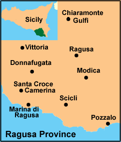 Ragusa  Province Map
