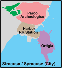 Siracusa / Syracuse Province Map