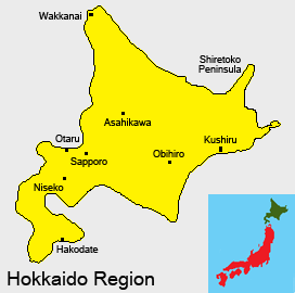 Hokkaido  Map
