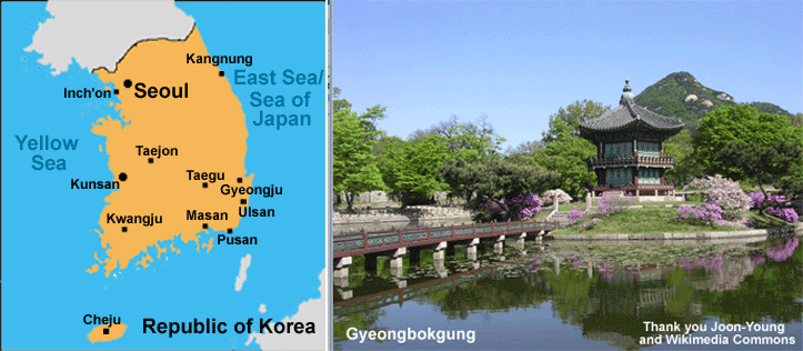 Korea (South) Map