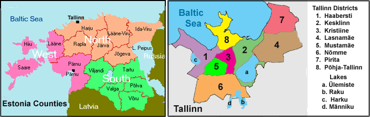 Estonia Map