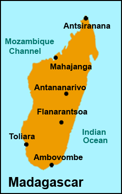 Madagascar Map