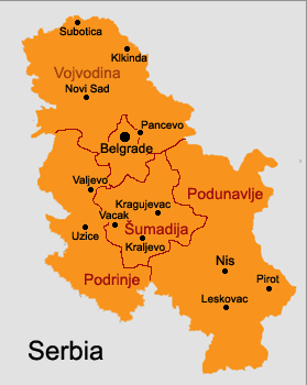Serbia Map