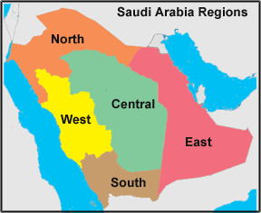 Saudi-Arabia Map