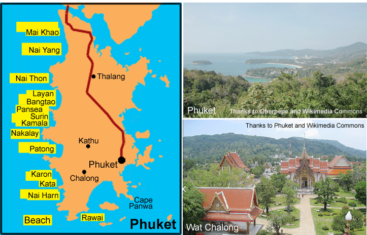 Southern Thailand Map