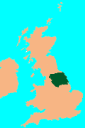 England - Yorkshire and the Humber Map