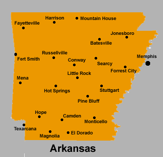 Arkansas Map